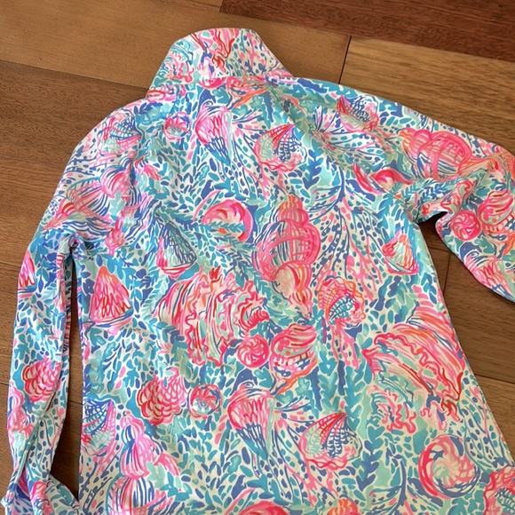 ☀️🌴 NWT Lilly Pulitzer UPF50 Skipper Popover in Treasure Trove Size XXS - Picture 8 of 9